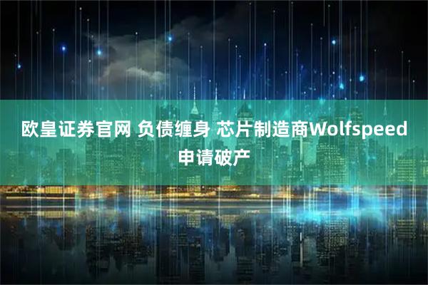 欧皇证券官网 负债缠身 芯片制造商Wolfspeed申请破产