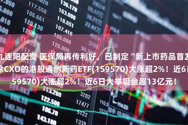 九连阳配资 医保局再传利好，已制定“新上市药品首发价格机制”！完全剔除CXO的港股通创新药ETF(159570)大涨超2%！近6日大举吸金超13亿元！