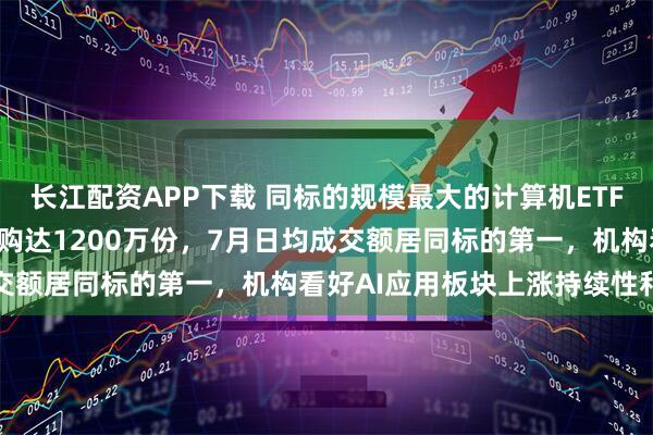 长江配资APP下载 同标的规模最大的计算机ETF（159998）实时净申购达1200万份，7月日均成交额居同标的第一，机构看好AI应用板块上涨持续性和高度